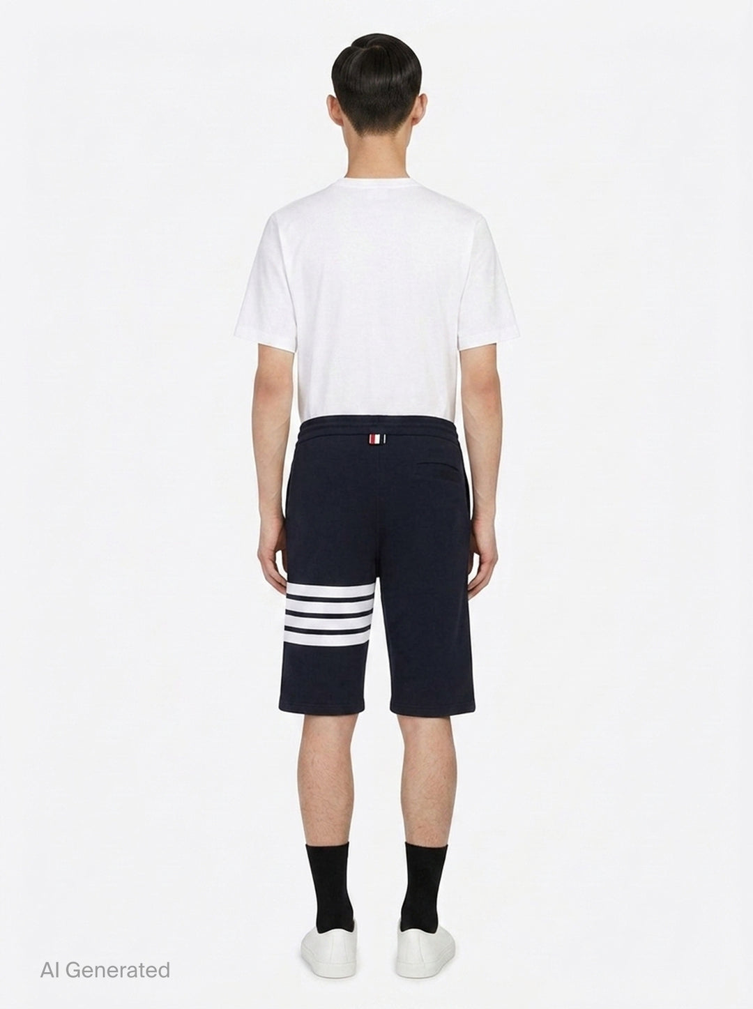 Classic Loopback 4-Bar Sweatshorts | Thom Browne | Club21 - back