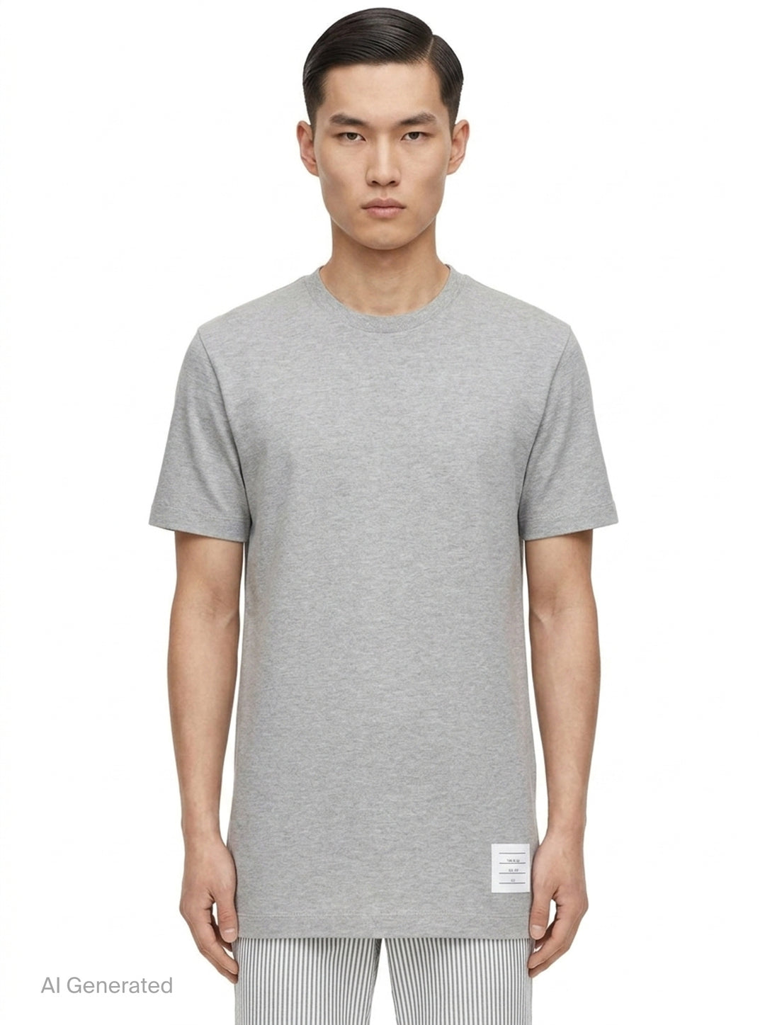 Classic Piqué 4-Bar Tee | Thom Browne | Club21 - front