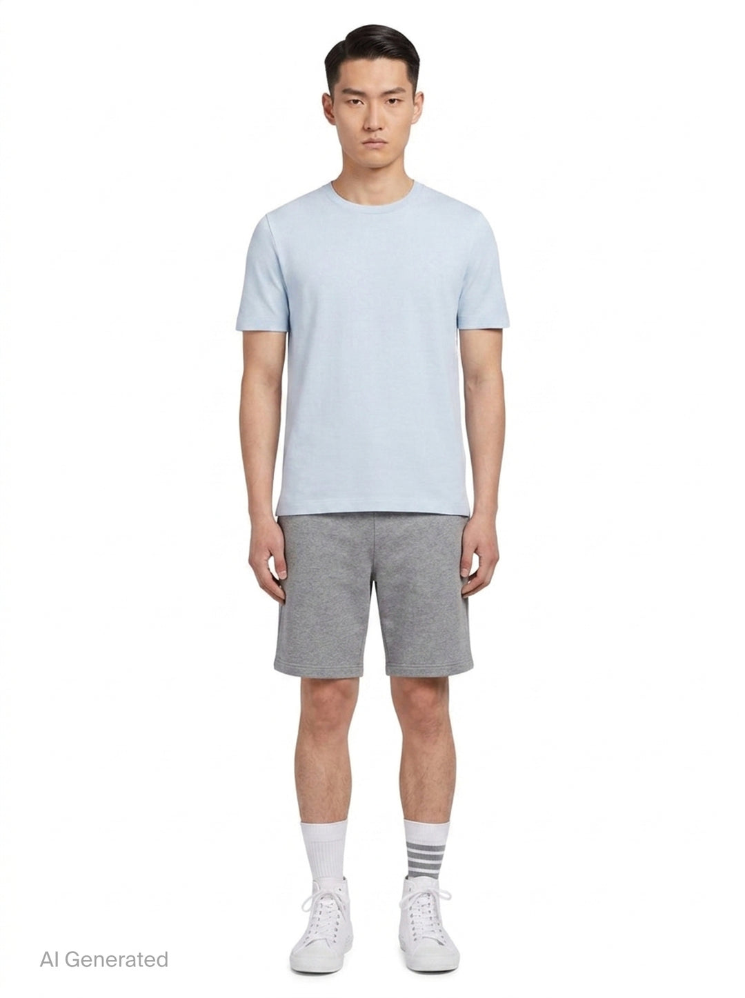 Classic Piqué 4-Bar Tee | Thom Browne | Club21 - front