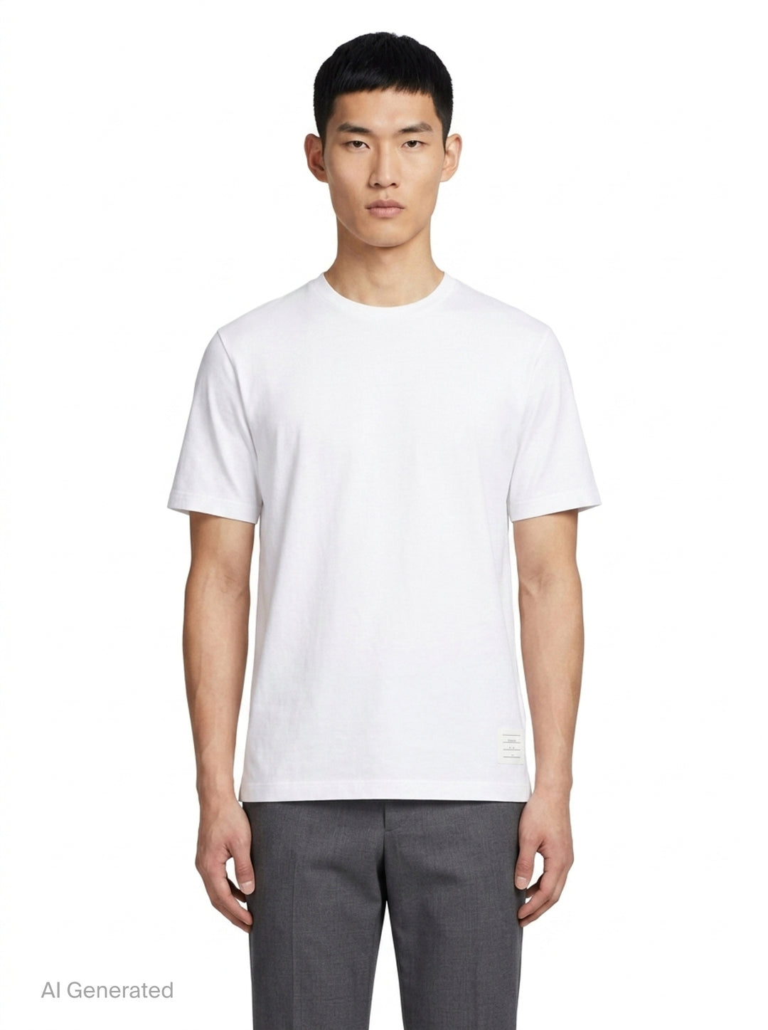 Classic Piqué 4-Bar Tee | Thom Browne | Club21 - front