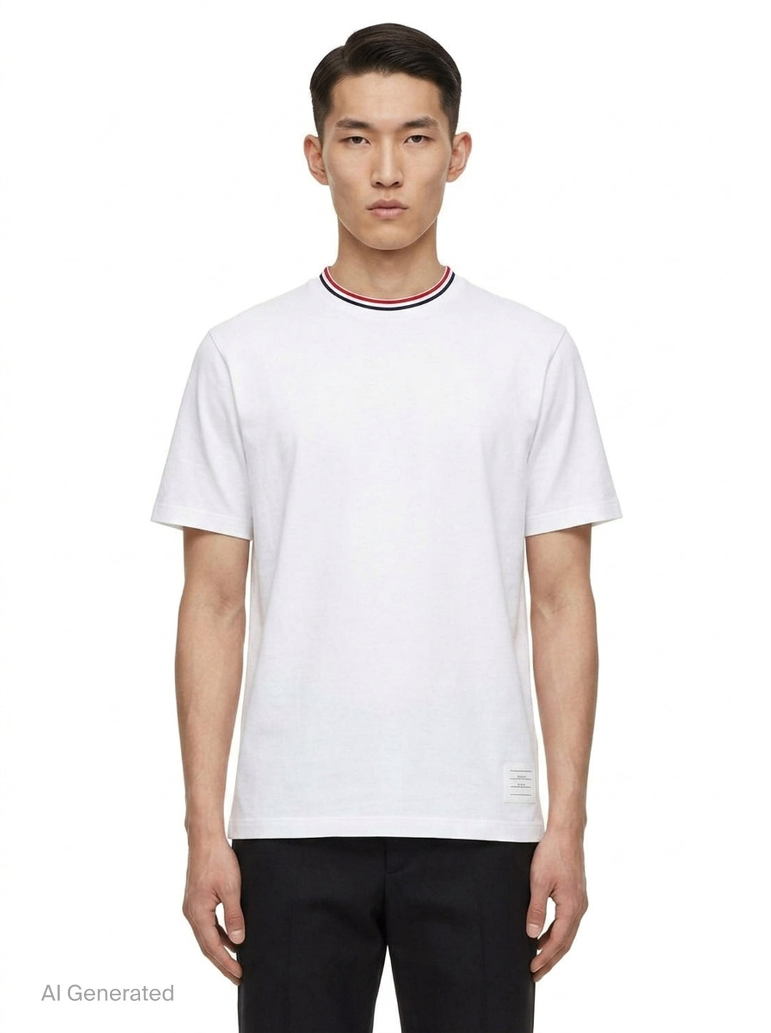 Classic Piqué 4-Bar Tee | Thom Browne | Club21 - front