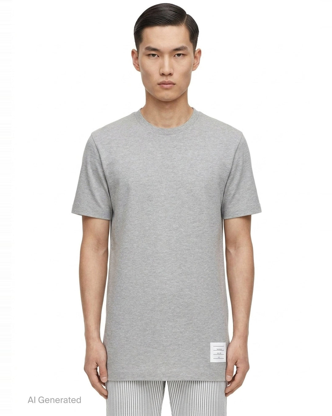 Classic Piqué 4-Bar Tee | Thom Browne | Club21 - front