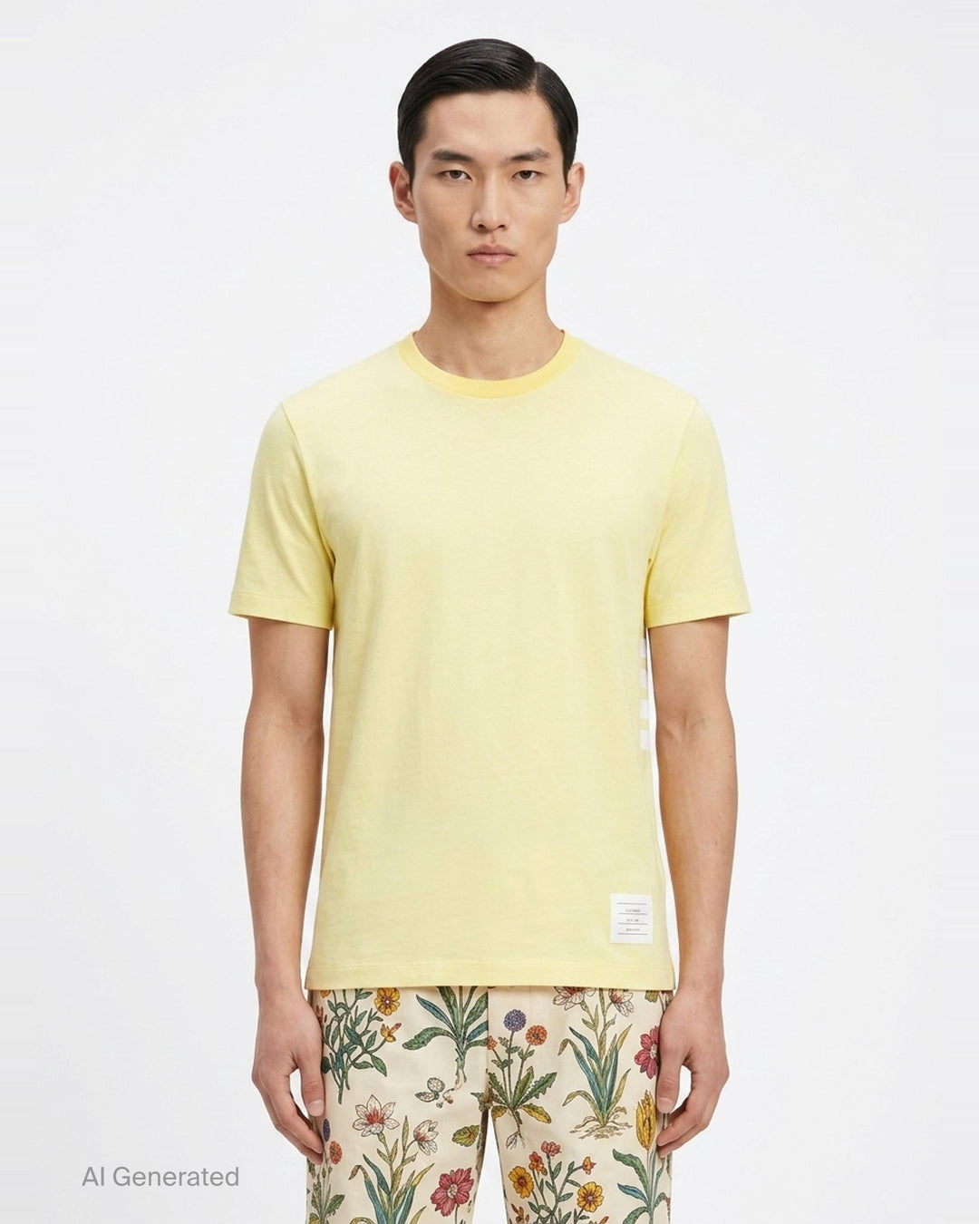 Classic Piqué 4-Bar Tee | Thom Browne | Club21 - front