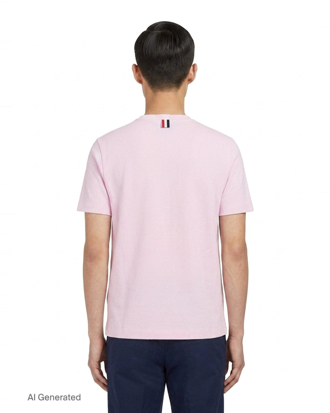 Classic Piqué 4-Bar Tee | Thom Browne | Club21 - back