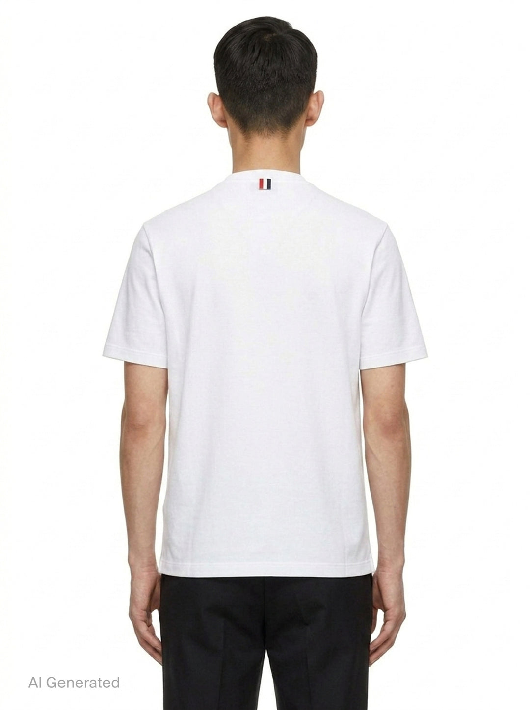 Classic Piqué 4-Bar Tee | Thom Browne | Club21 - back