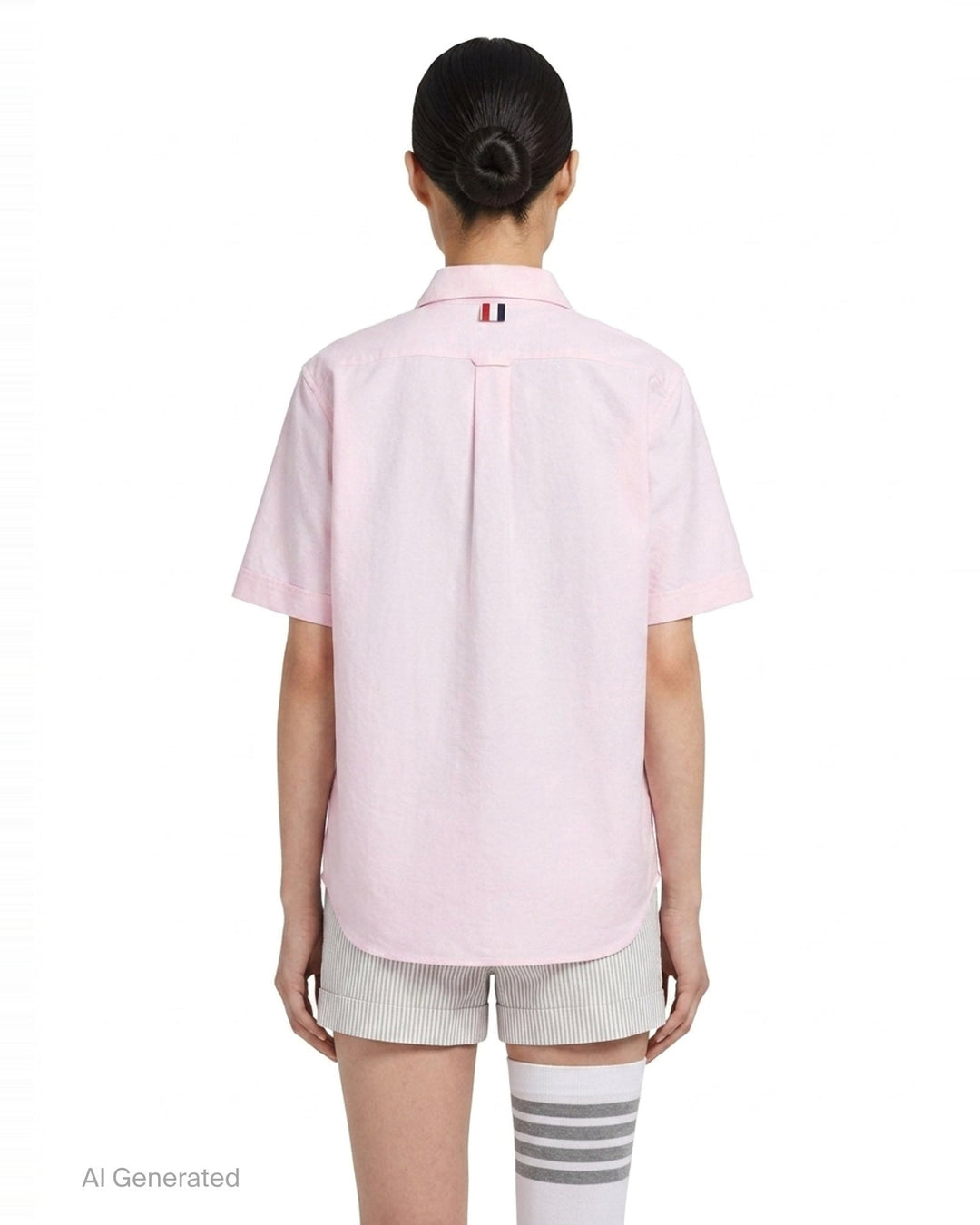 Classic Piqué 4-Bar Tee | Thom Browne | Club21 - back