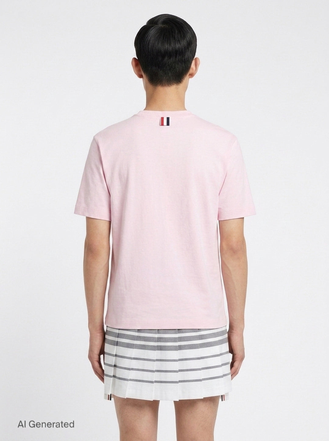 Classic Piqué 4-Bar Tee | Thom Browne | Club21 - back