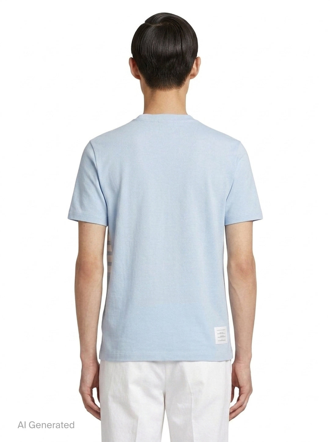 Classic Piqué 4-Bar Tee | Thom Browne | Club21 - back