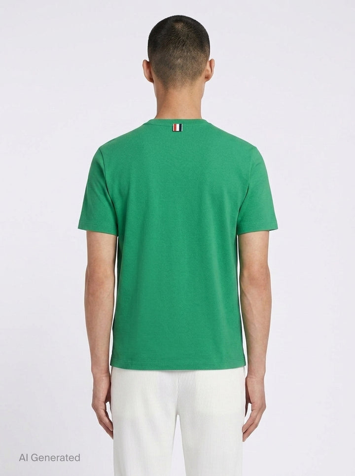 Classic Piqué 4-Bar Tee | Thom Browne | Club21 - back