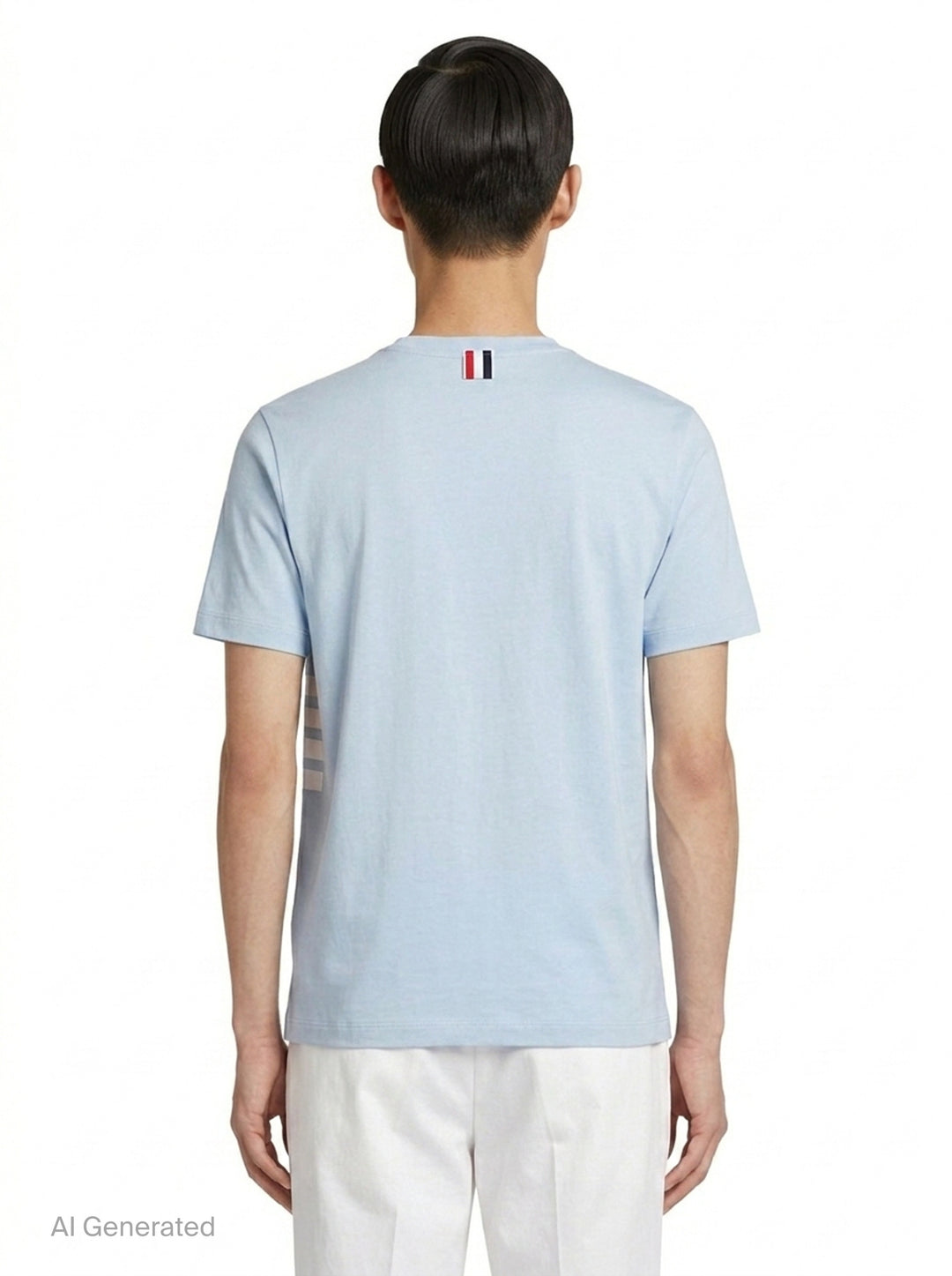 Classic Piqué 4-Bar Tee | Thom Browne | Club21 - back