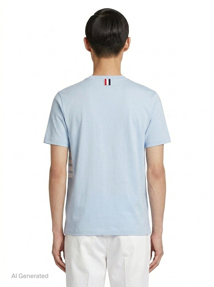 Classic Piqué 4-Bar Tee | Thom Browne | Club21 - back