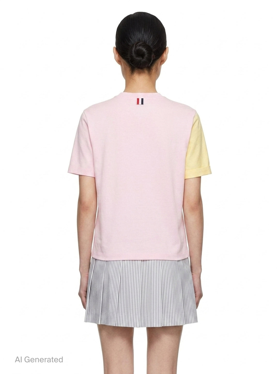 Classic Piqué 4-Bar Tee | Thom Browne | Club21 - back