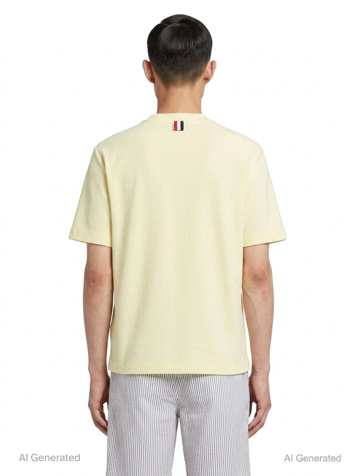 Classic Piqué 4-Bar Tee | Thom Browne | Club21 - back