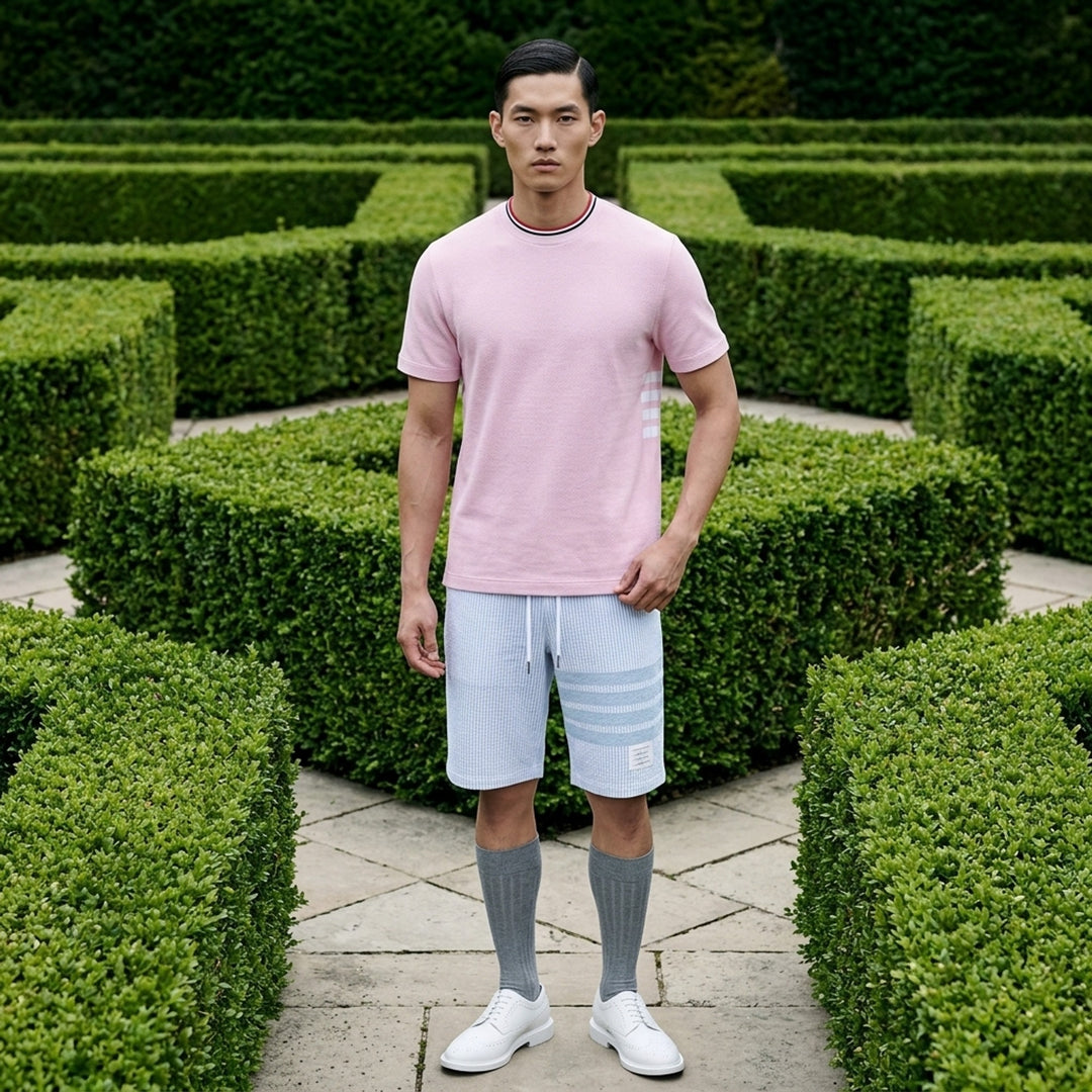Classic Piqué 4-Bar Tee | Thom Browne | Club21 - lifestyle