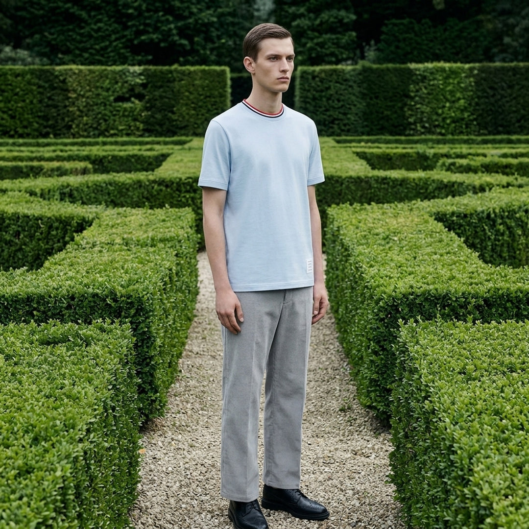 Classic Piqué 4-Bar Tee | Thom Browne | Club21 - lifestyle