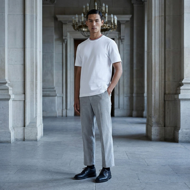 Classic Piqué 4-Bar Tee | Thom Browne | Club21 - lifestyle
