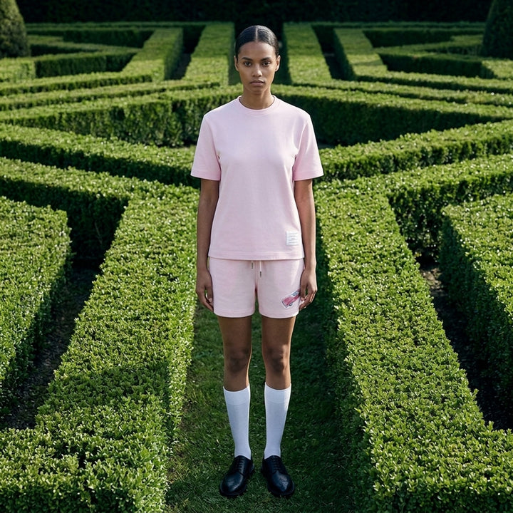 Classic Piqué 4-Bar Tee | Thom Browne | Club21 - lifestyle