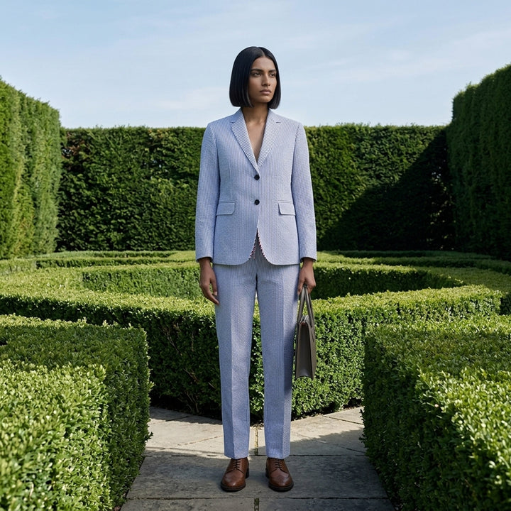 Classic Seersucker Sport Coat | Thom Browne | Club21 - lifestyle
