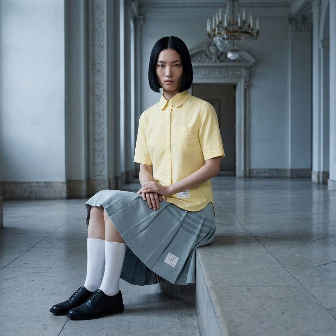 Classic Short Sleeve Shirt | Thom Browne | Club21 - lifestyle