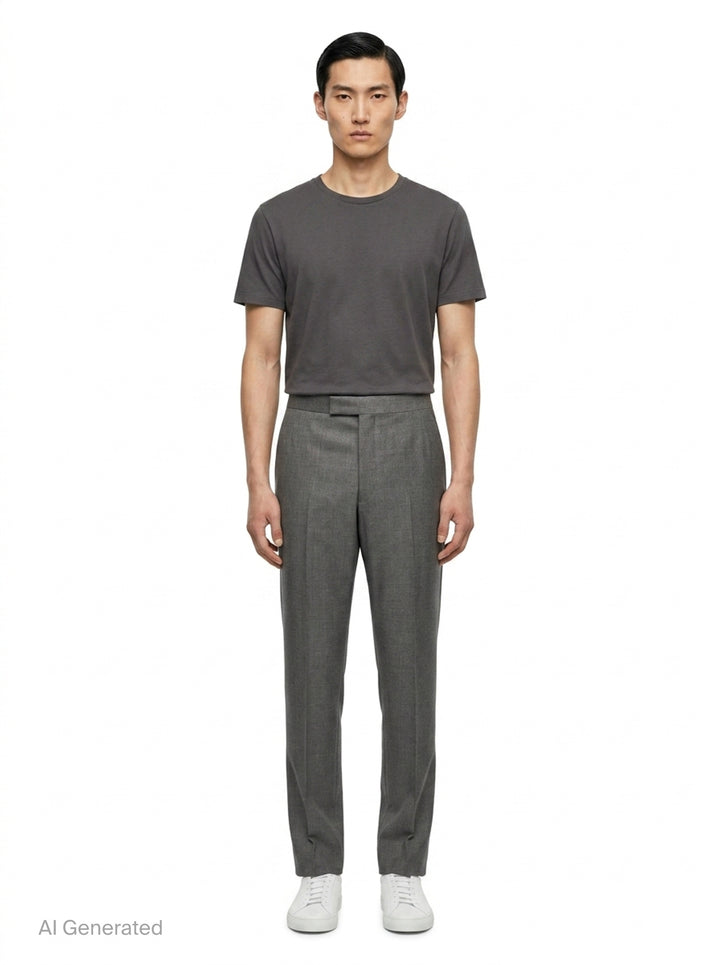Classic Twill Backstrap Trousers | Thom Browne | Club21 - front