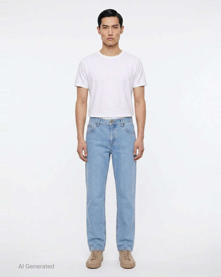 Denim 5-Pocket Trousers | Thom Browne | Club21 - front