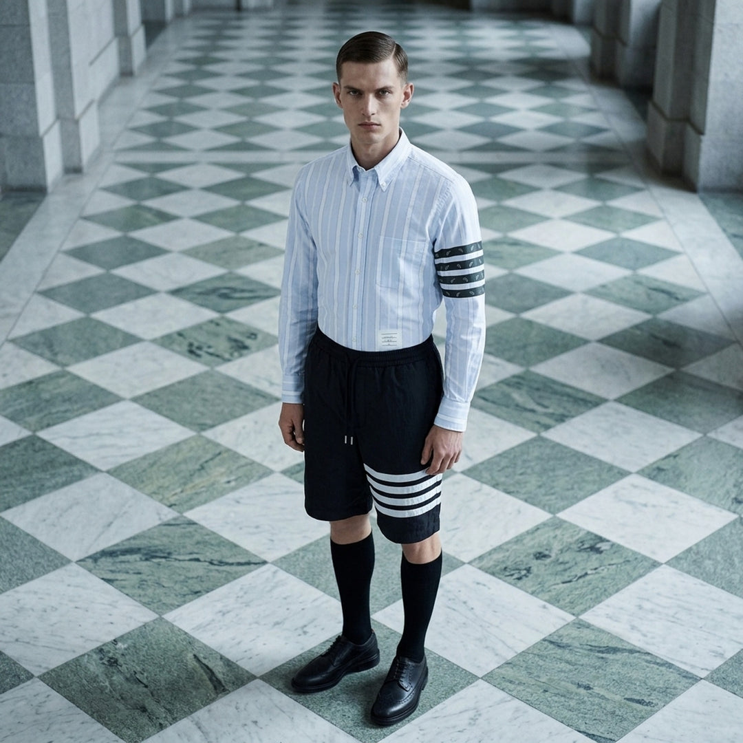 Drawcord Waist Track Shorts | Thom Browne | Club21 - lifestyle