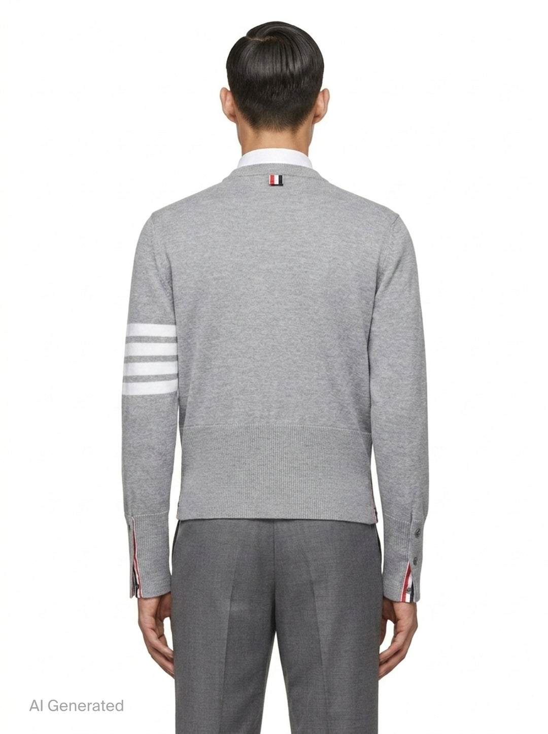 Hector Icon Intarsia Pullover | Thom Browne | Club21 - back