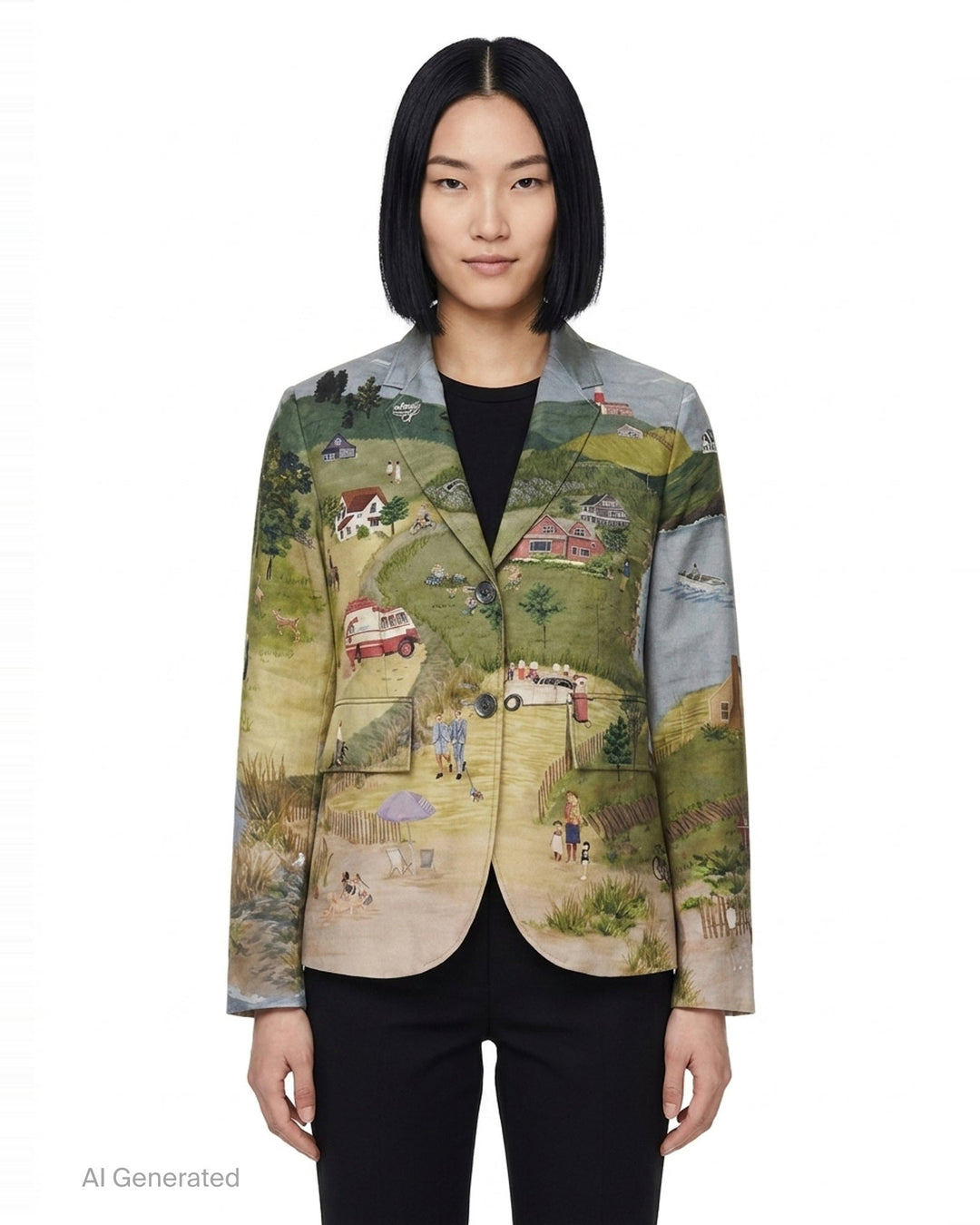High Armhole Scenic Sportcoat | Thom Browne | Club21 - front