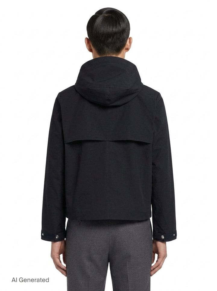 Hooded Mariner Jacket | Thom Browne | Club21 - back