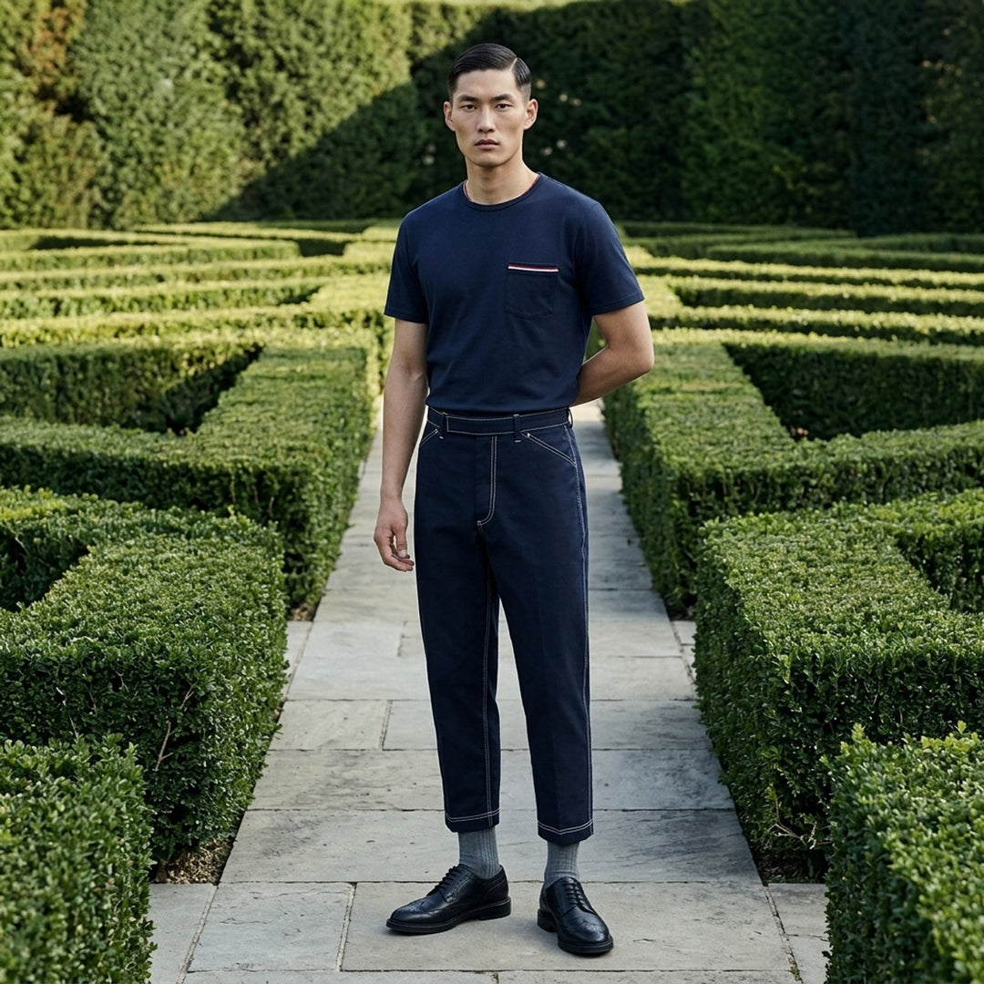 Jersey Pocket Tee | Thom Browne | Club21 - lifestyle