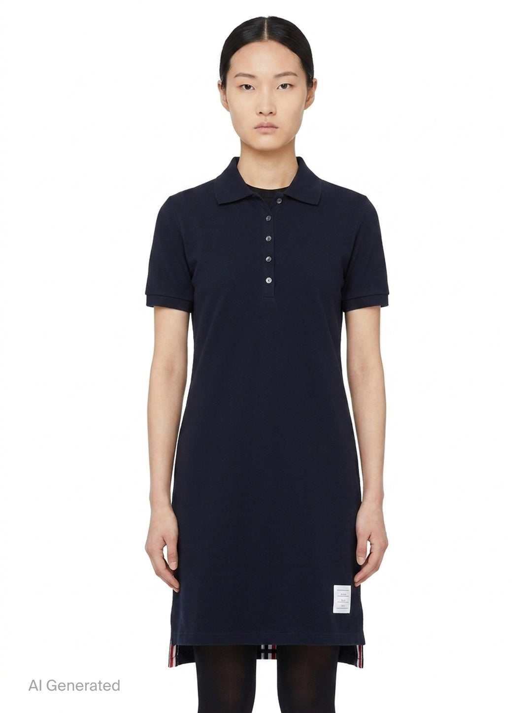 Knee-Length Polo Dress | Thom Browne | Club21 - front