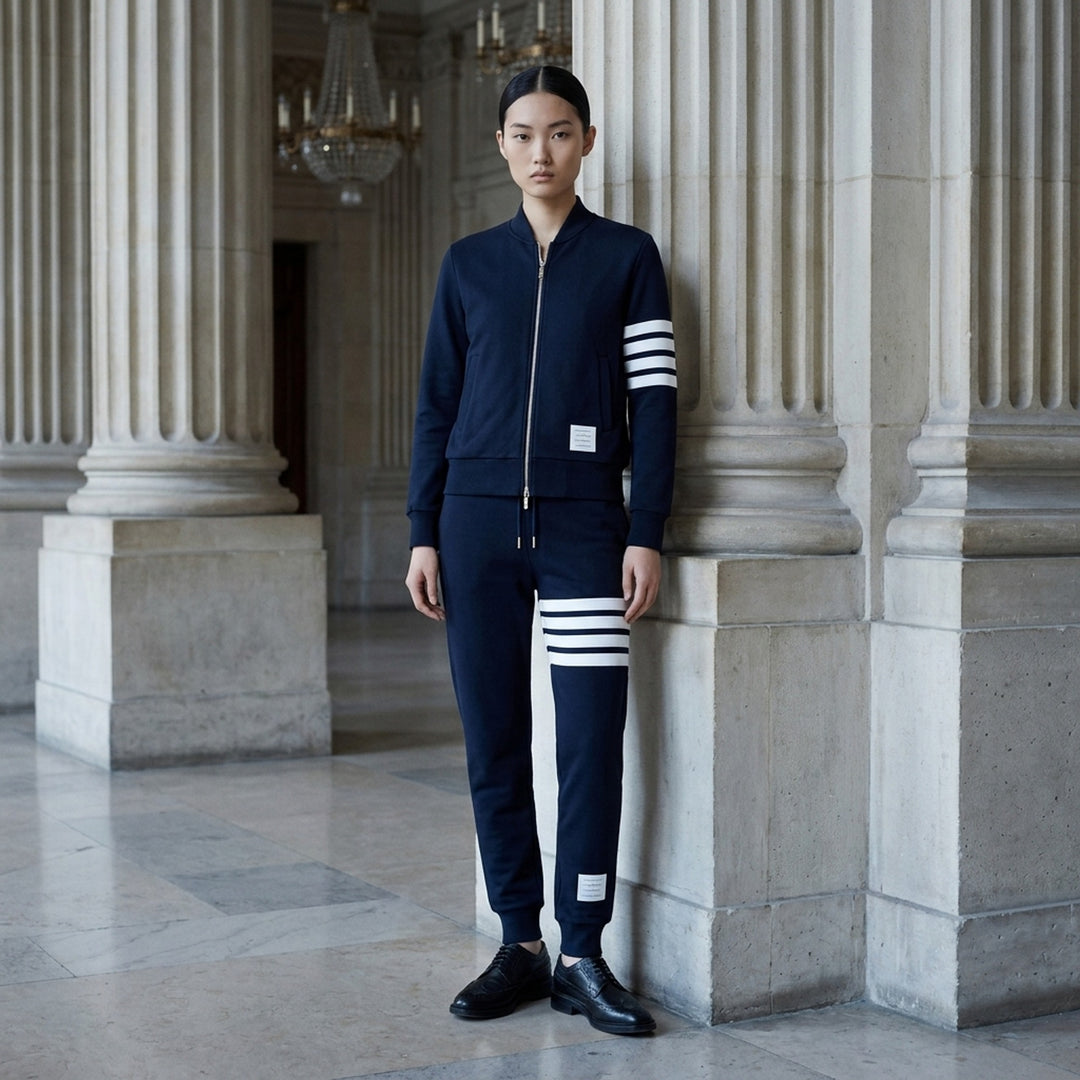 Loopback 4-Bar Bomber | Thom Browne | Club21 - lifestyle