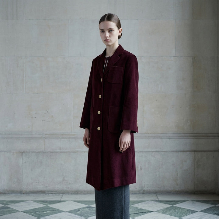 Low Break Patch Pocket Bell Sleeve Coat | Thom Browne | Club21 - lifestyle