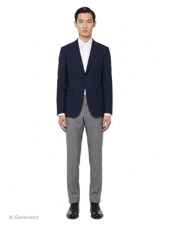 Low Rise Slim Trousers | Thom Browne | Club21 - front