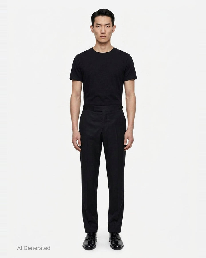 Low Rise Slim Trousers | Thom Browne | Club21 - front