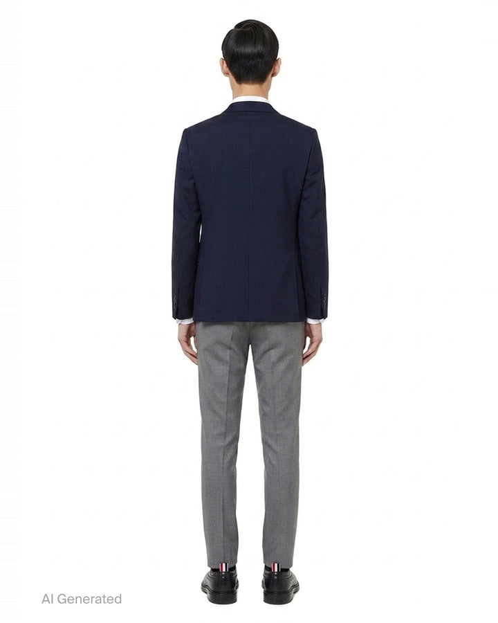 Low Rise Slim Trousers | Thom Browne | Club21 - back