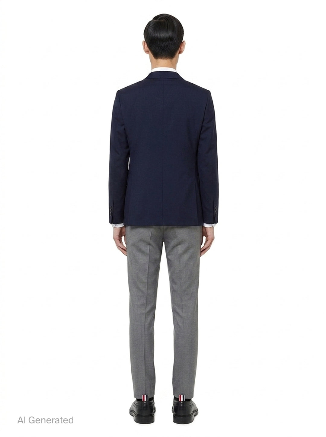 Low Rise Slim Trousers | Thom Browne | Club21 - back