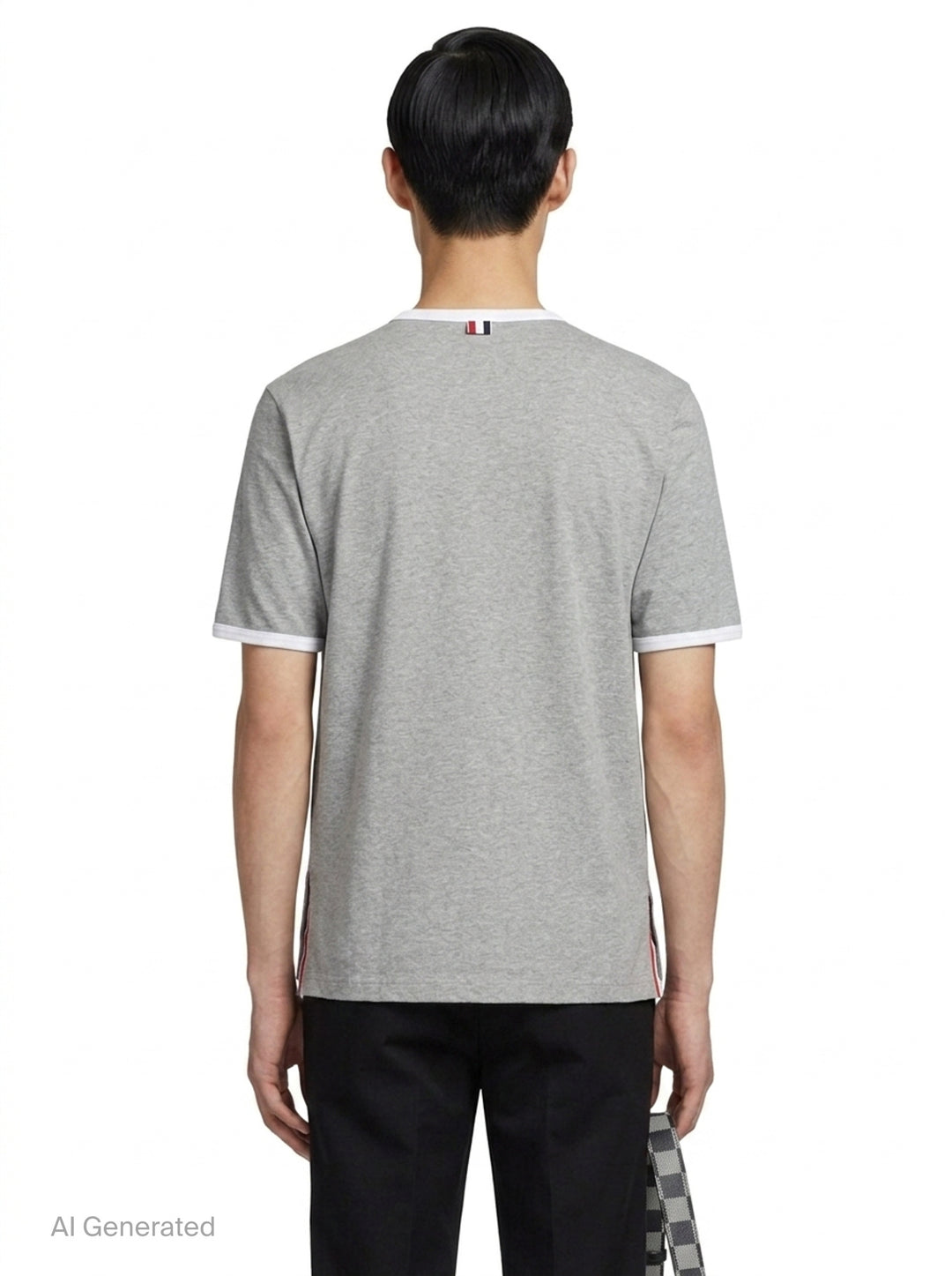 Medium Weight Ringer Tee | Thom Browne | Club21 - back