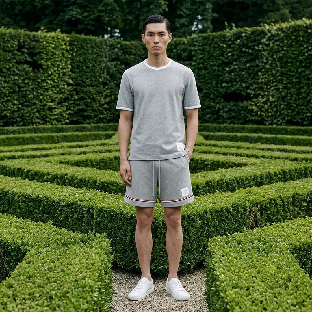 Medium Weight Ringer Tee | Thom Browne | Club21 - lifestyle