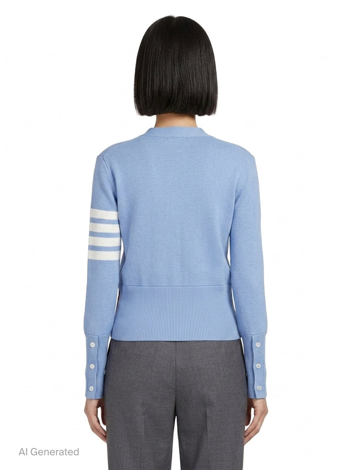 Milano Stitch Cardigan | Thom Browne | Club21 - back