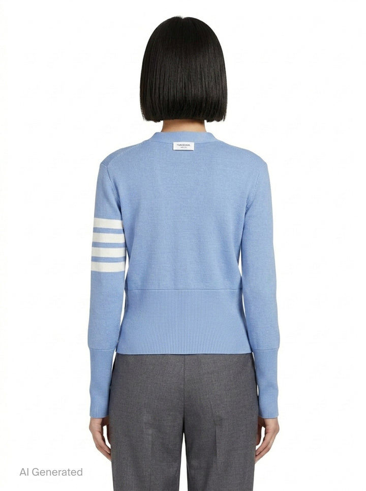 Milano Stitch Cardigan | Thom Browne | Club21 - back