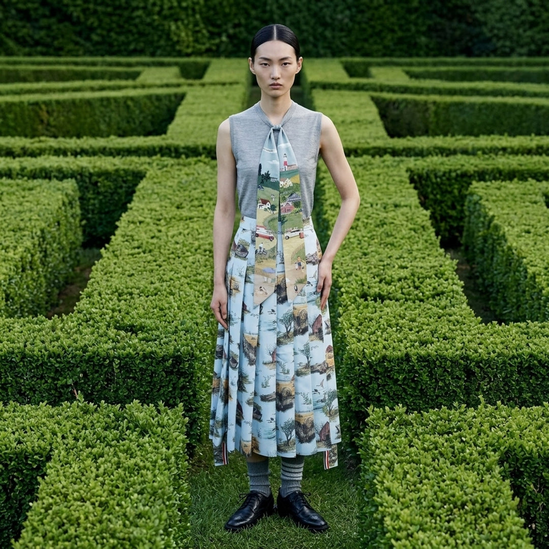 Nantucket Scenic Jersey Tank | Thom Browne | Club21 - lifestyle