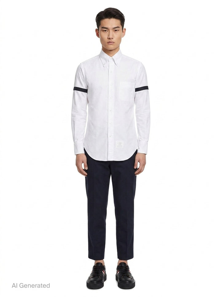Oxford Armband Shirt | Thom Browne | Club21 - front