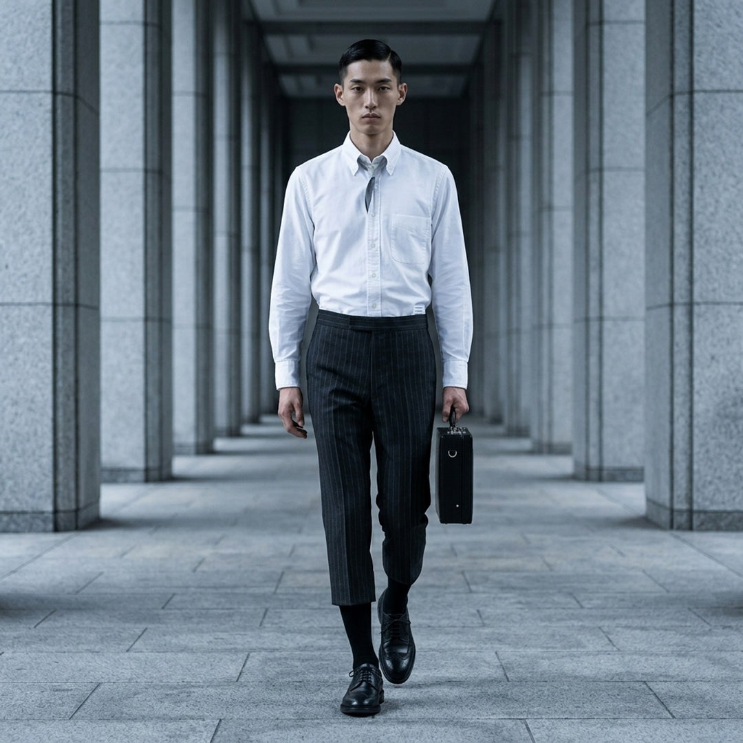Oxford Classic Long Sleeve Shirt | Thom Browne | Club21 - lifestyle