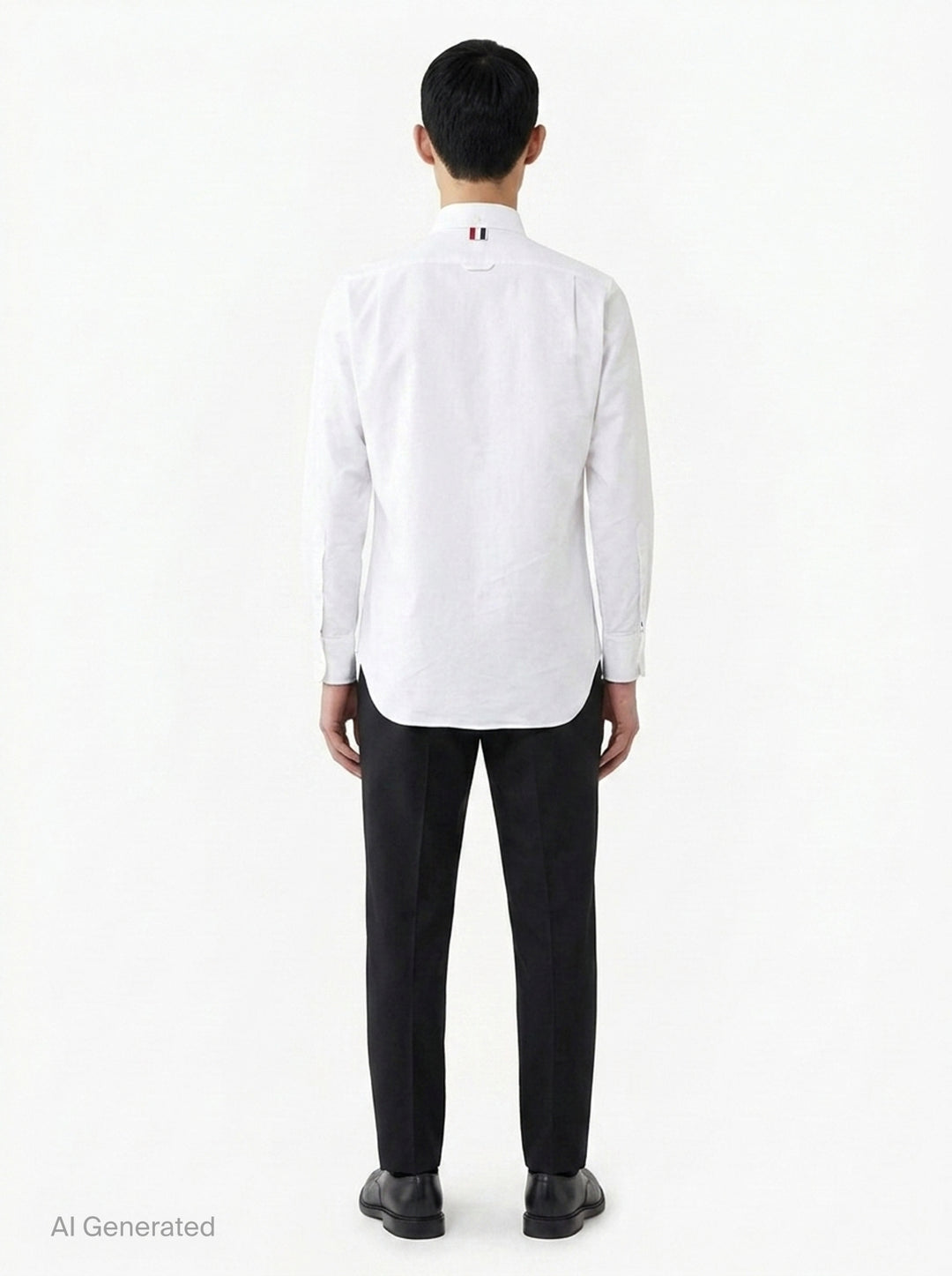 Oxford Grosgrain Placket Shirt | Thom Browne | Club21 - back