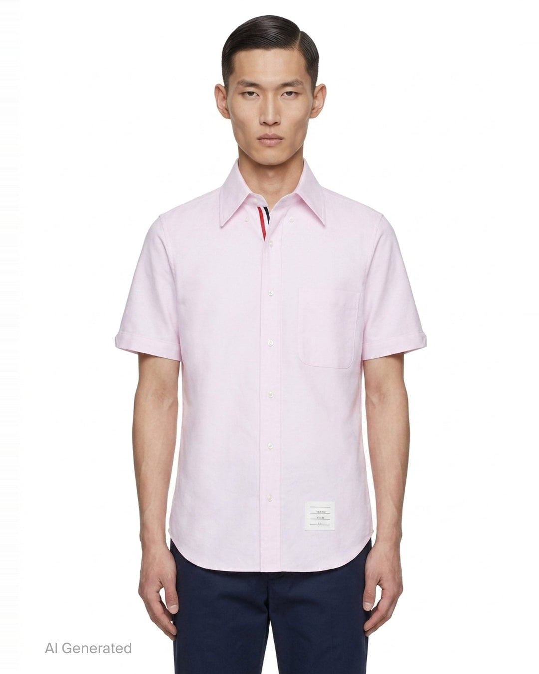 Oxford Short Sleeve Shirt | Thom Browne | Club21 - front