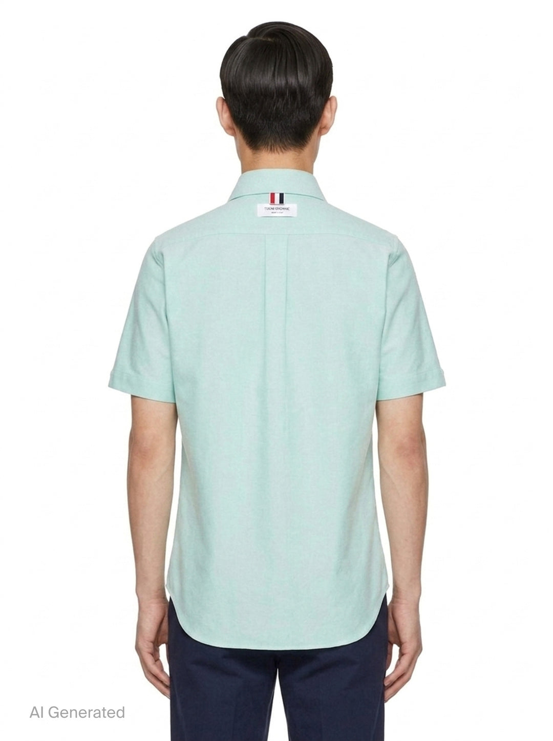 Oxford Short Sleeve Shirt | Thom Browne | Club21 - back