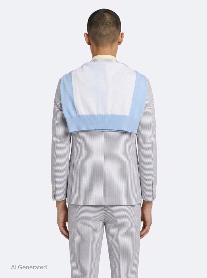 Oxford Short Sleeve Shirt | Thom Browne | Club21 - back