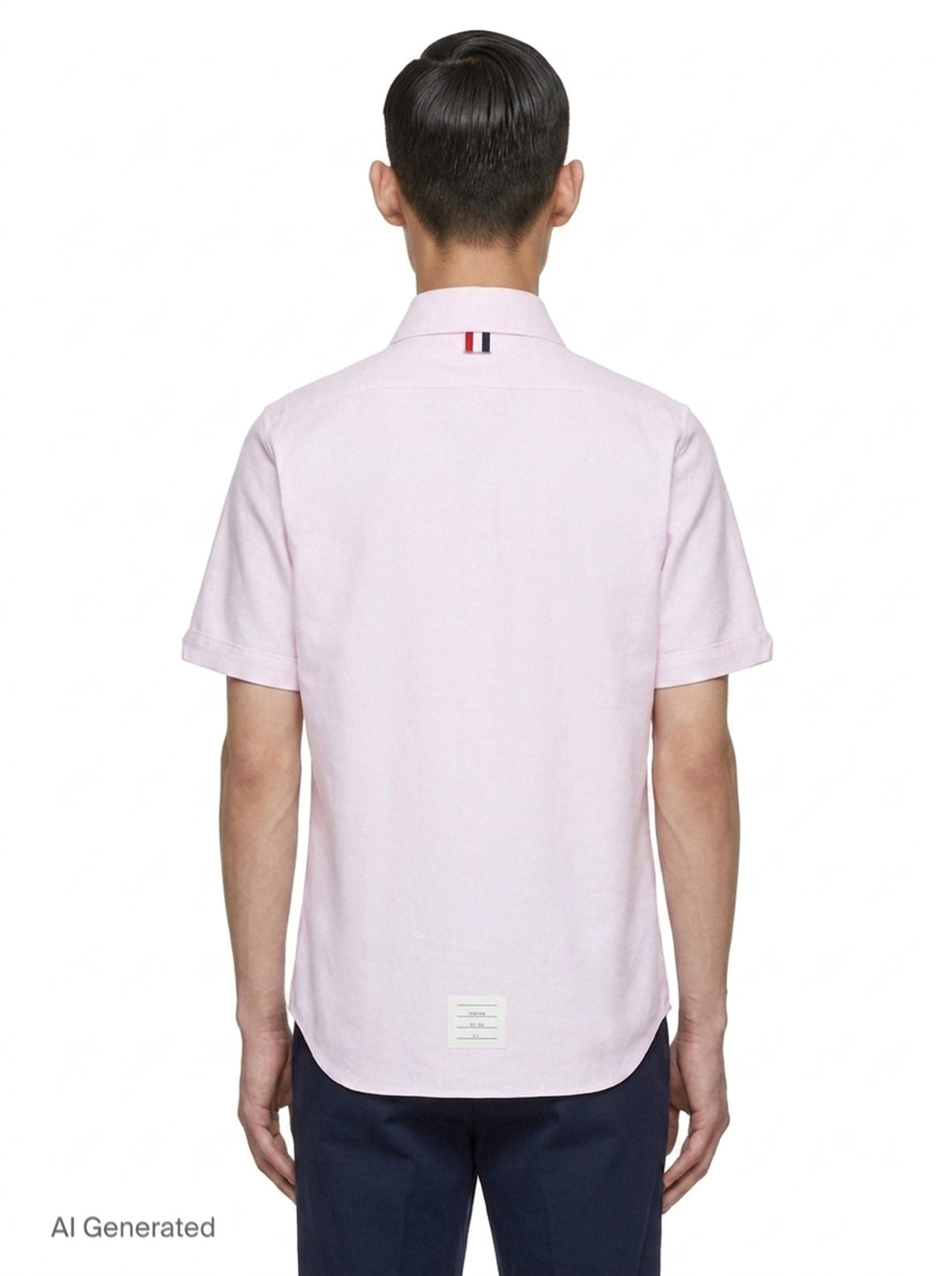 Oxford Short Sleeve Shirt | Thom Browne | Club21 - back