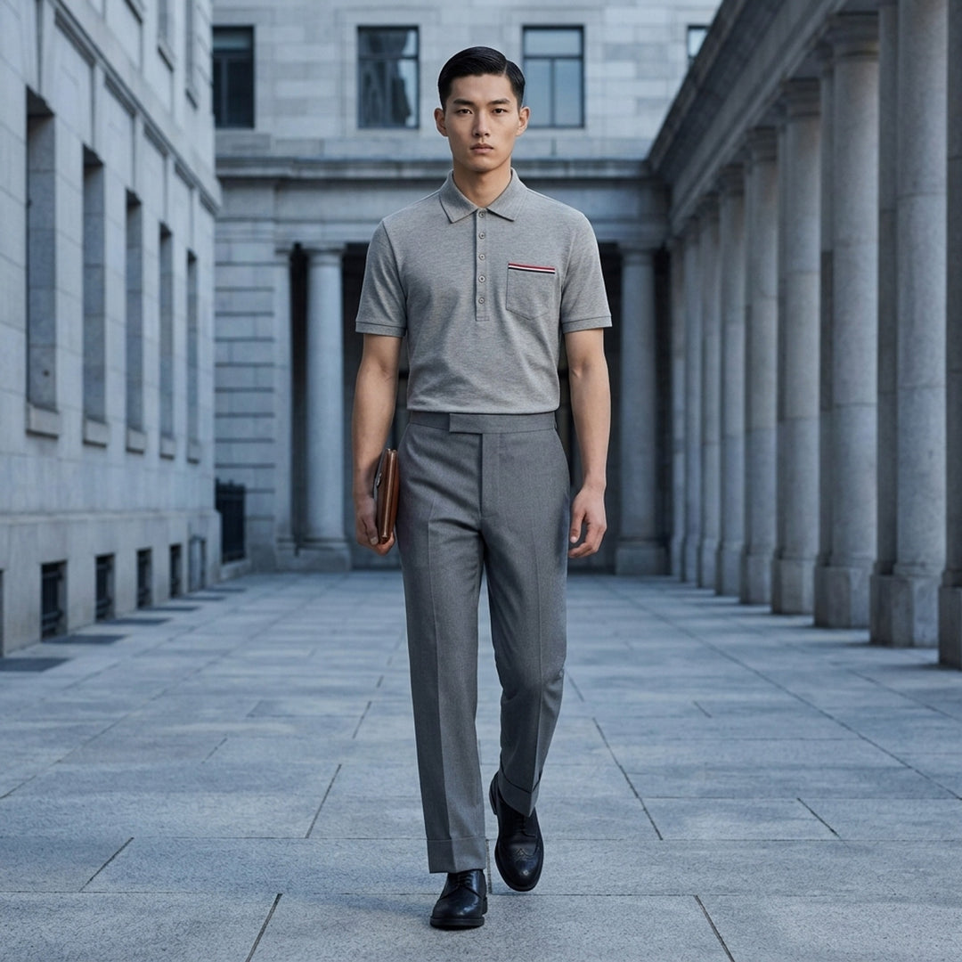 Pique Pocket Polo | Thom Browne | Club21 - lifestyle